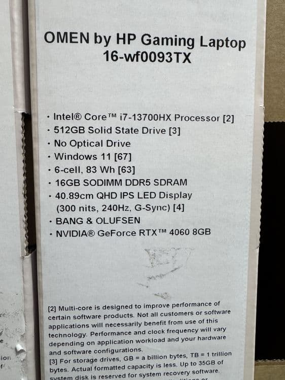 HP Omen 16 i7-13700HX — 2