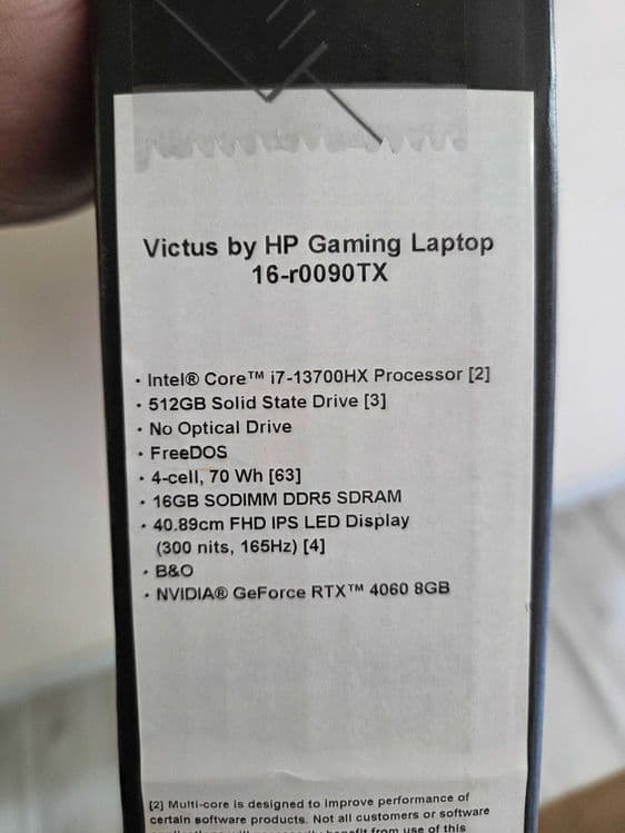 Продам игровой ноутбук HP Victus 16-r0090TX — 3