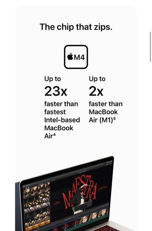 Macbook Air 13” M4  в магазе у Артура на малике — 3