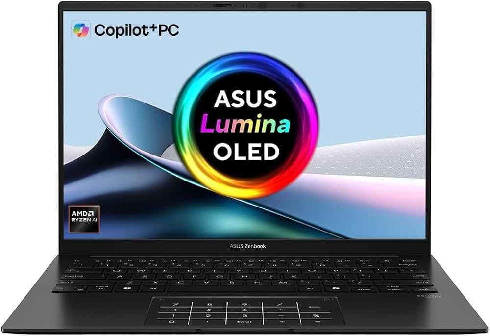 Asus ZenBook 14 OLED WUXGA Ryzen AI 5 340 LPDDR5X 16GB SSD 512GB Ameri — 1