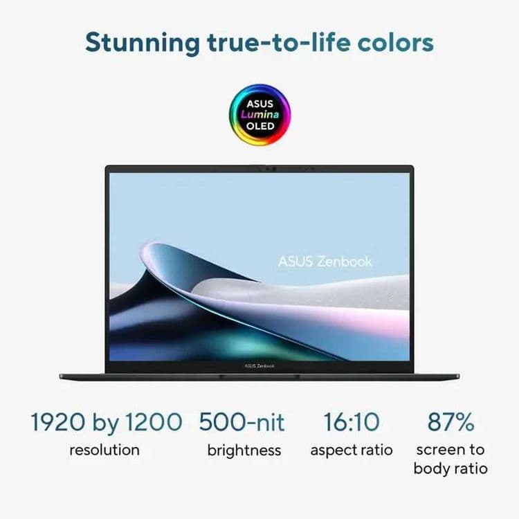 Asus Zenbook  14.0 OLED 500nit Touch Ultra 7-255H DDR5X 16GB SSD 512GB — 6