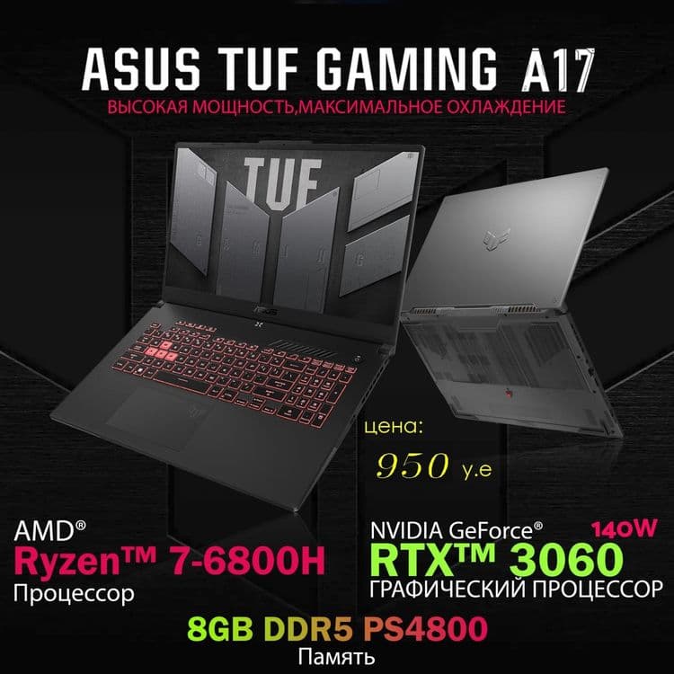 Asus TUF Gaming Ryzen7 — 1
