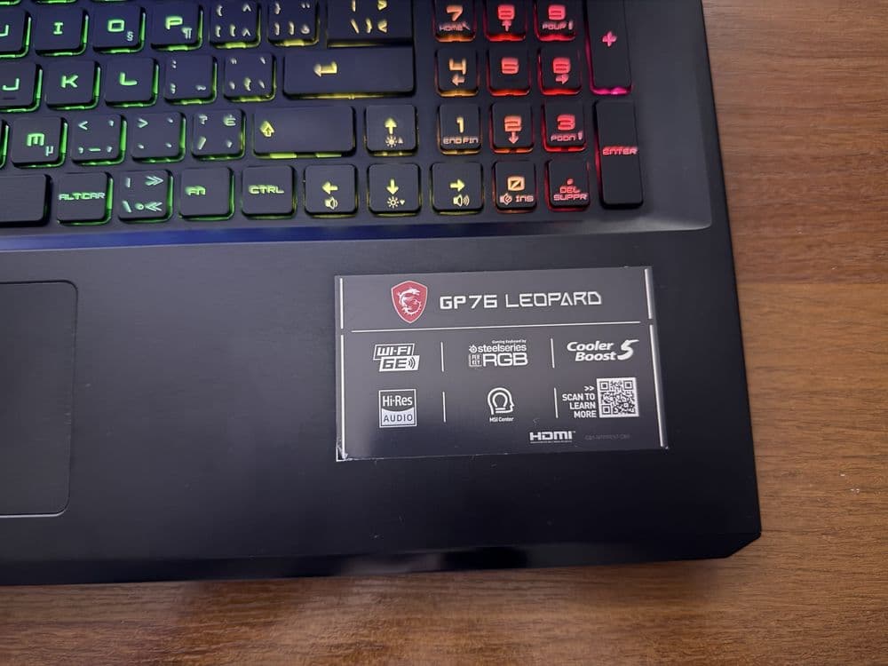 Игровой ноут MSI GP76 | i7 11th | RTX 3070 8ГБ | 16ГБ | 512ГБ — 4