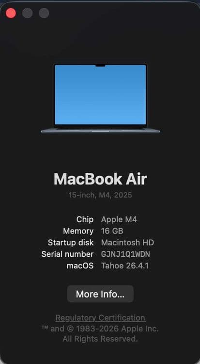macbook air m4 256/16 15-inch — 5