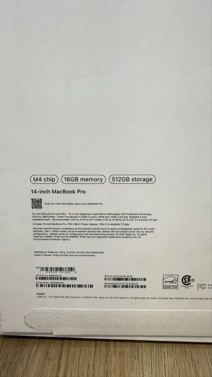 MacBook Pro M4 14” 16GB/512GB Silver — в идеальном состоянии! — 5