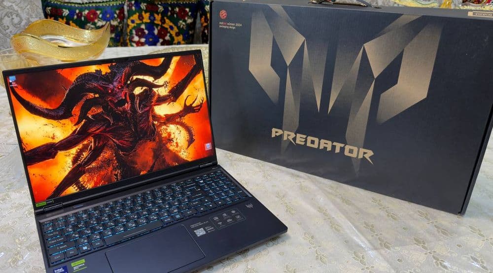 ACER PREDATOR HILOS NEO 16 AI Core Ultra 9 275HX/RTX5070 8гб/ОЗУ 32гб — 1