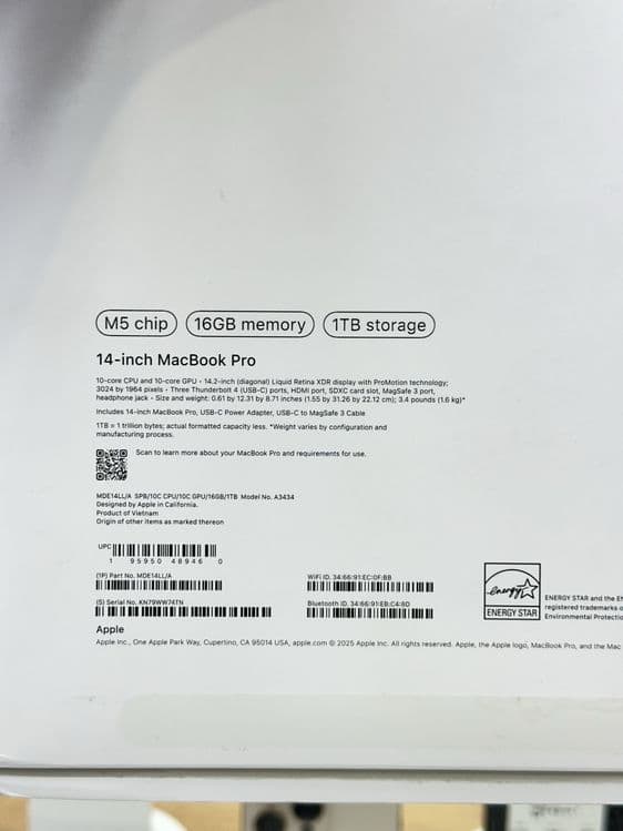 MacBook Pro M5 16 / 1trb 14-inch — 6