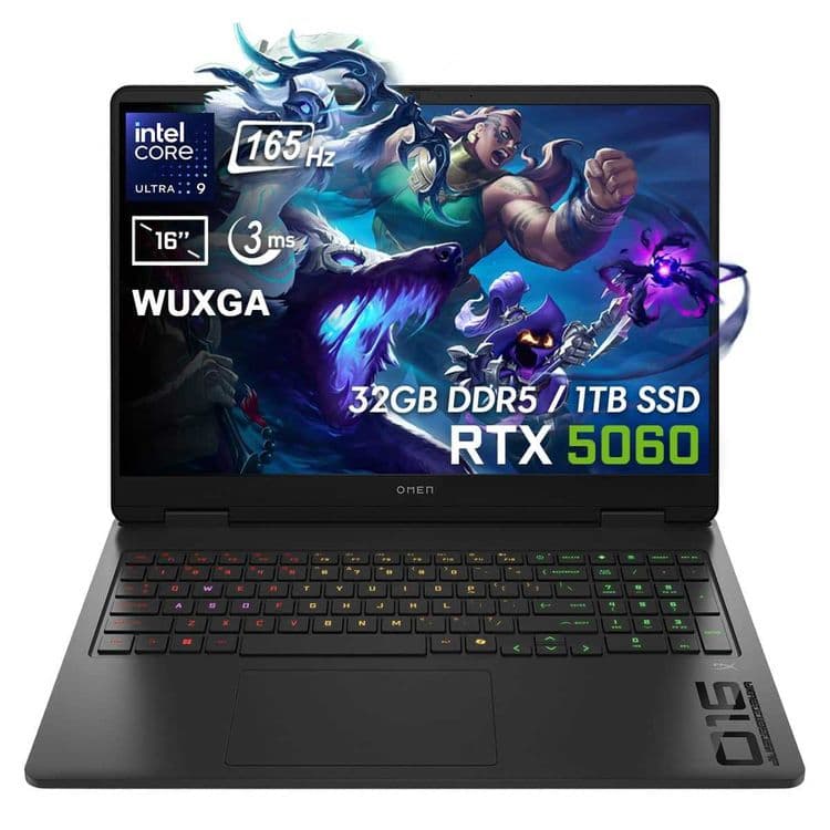 OMEN 16 Gaming 2K - 165hz 2K Ultra 7 + RTX 5060 8GB + 24GB Рассрочка — 1