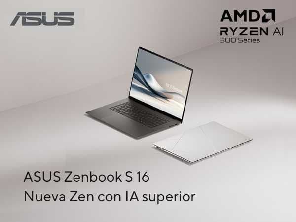 Asus Zenbook S16 3K TS OLED 120Hz AMD RYZEN AI 7 350 24GB LPDDR5x 1TB — 8
