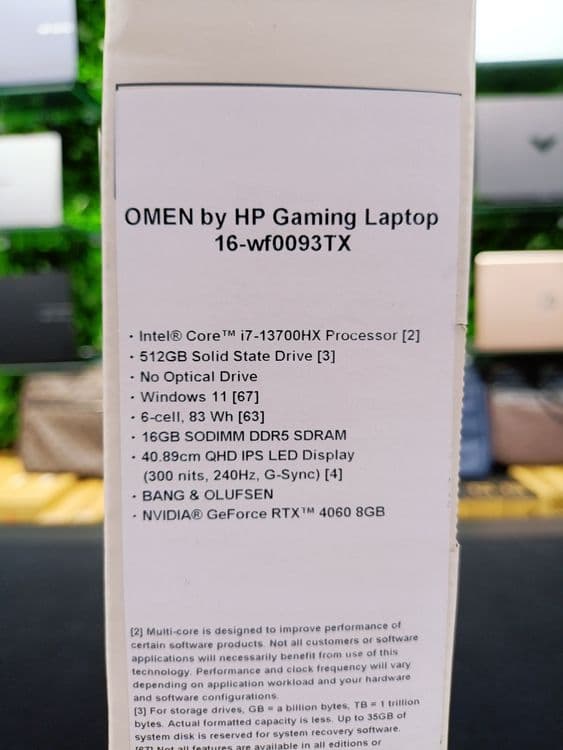 HP Omen 16 i7 4060 — 5