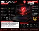 MSI Alpha 17.3 QHD IPS 240Hz Ryzen 9-7945HX DDR5 16 SD 1 TB RTX 4070 8