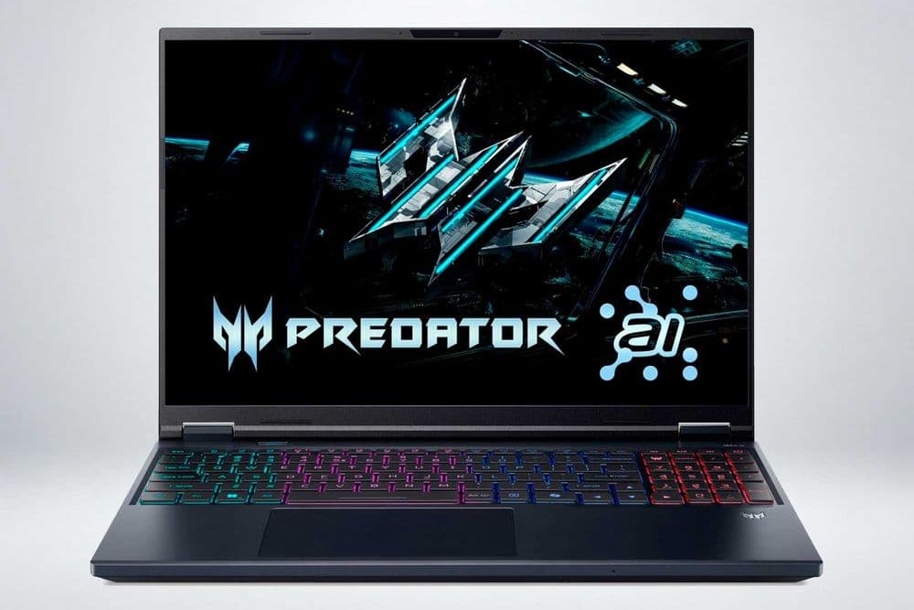 Acer Predator Helios 16 AI /Ultra 9 /16GB /1TB /RTX5070Ti 12GB /240Hz — 2