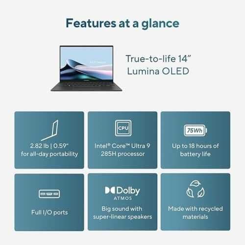Продаётся новый ноутбук Asus ZenBook UX3405CA(Ultra9/32/1/14,0 Oled+ — 4