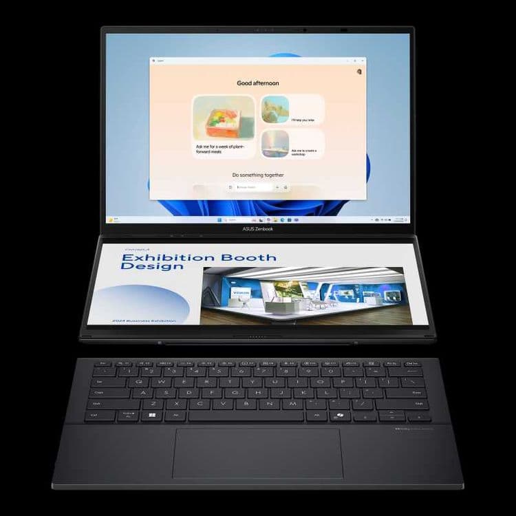 ASUS Zenbook Duo 14.0" OLED 3K 120Hz TS Ultra 9-285H DDR5 32GB SSD 1TB — 1