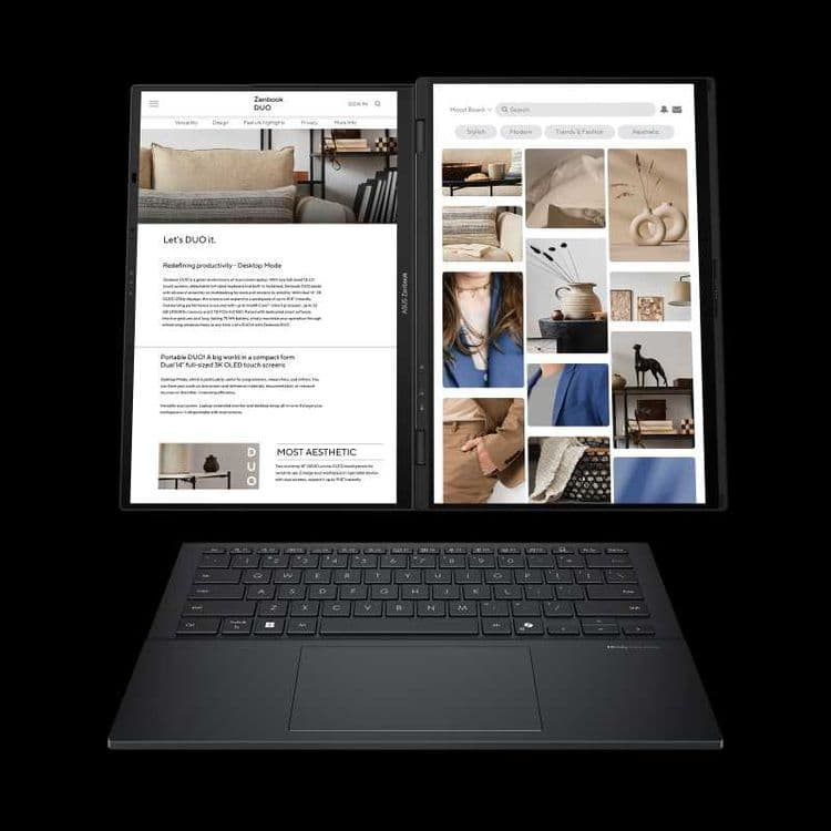 ASUS Zenbook Duo 14.0" OLED 3K 120Hz TS Ultra 9-285H DDR5 32GB SSD 1TB — 2