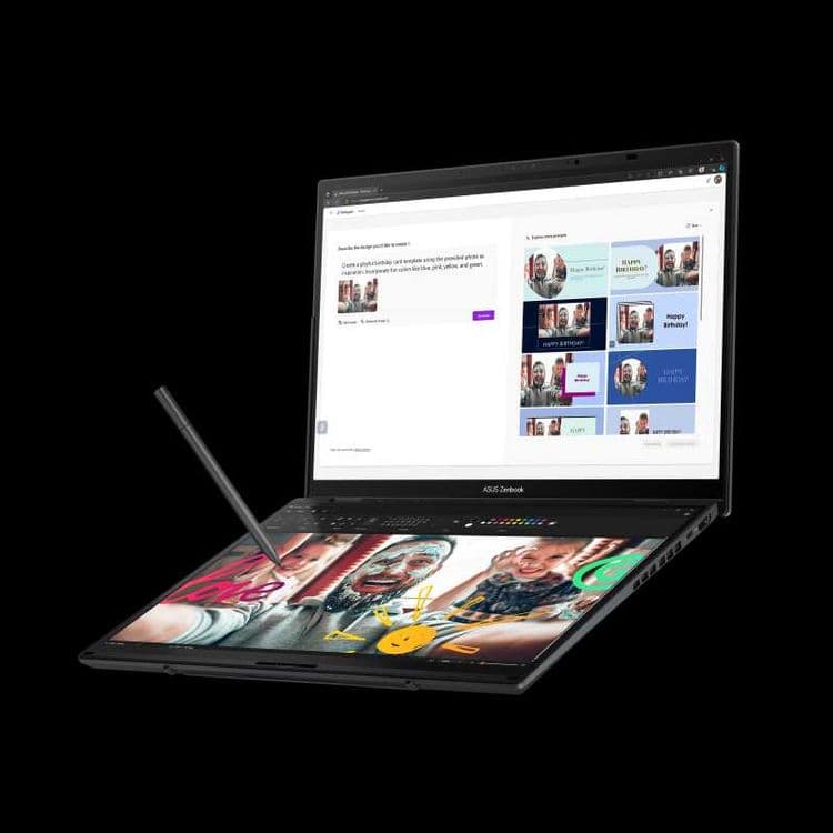 ASUS Zenbook Duo 14.0" OLED 3K 120Hz TS Ultra 9-285H DDR5 32GB SSD 1TB — 5