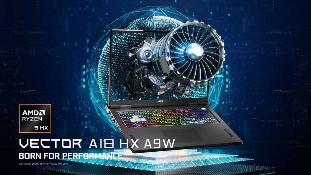 MSI VECTOR A18 AMD Ryzen 9 9955HX  озу32гб 2T ssd Nvidio RTX 5080 — 1