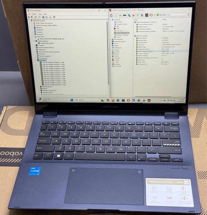 Asus Vivobook x360 sensorligi — 1