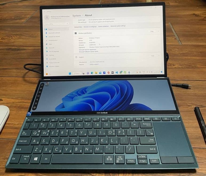 Asus Zenbook Duo 14 ноутбук — 1