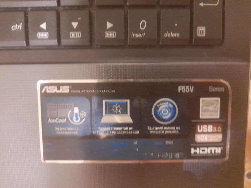 Asus ноутбук F55V — 3