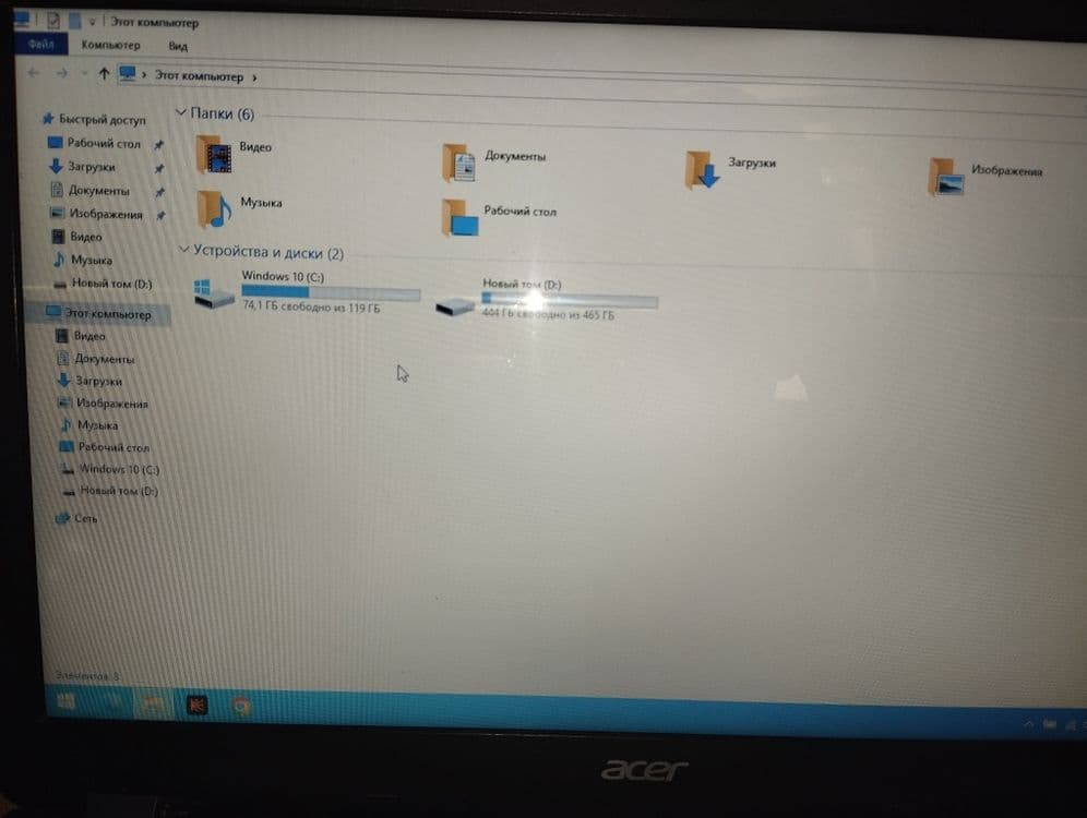 Acer Celeron 128 SSD+500 HDD — 5
