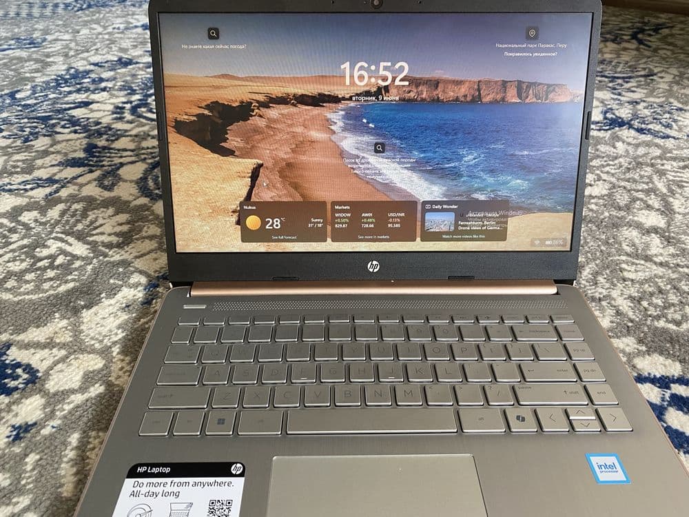 hp laptop 14(почти как новое) — 1