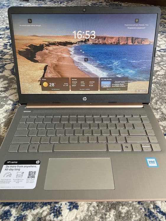 hp laptop 14(почти как новое) — 2