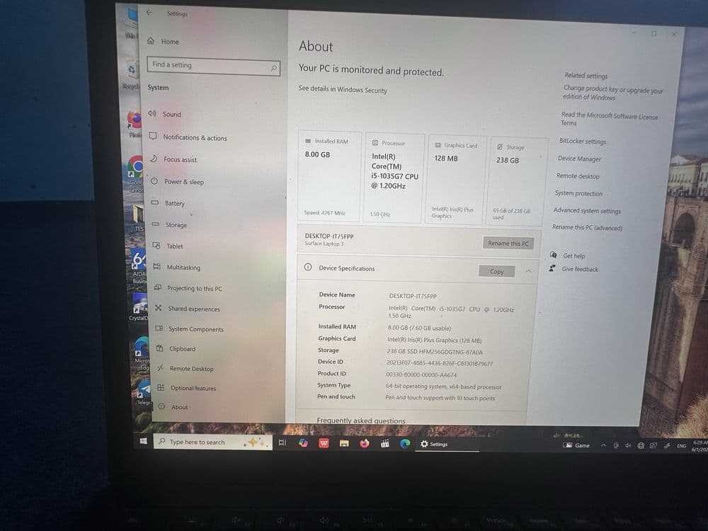 Noutbuk Microsoft Surface 3 — 5
