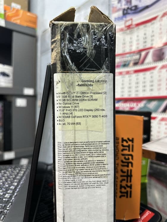 Мощный игравой ноутбук HP Victus i7-12650H RTX3050TI — 2