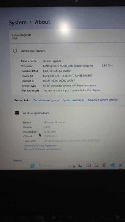 Lenovo V15 G4 noutbuk 14-avlod — 3