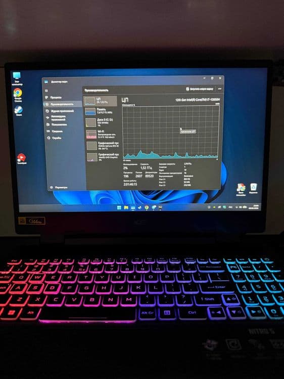 Acer Nitro 5 Gaming RTX4060(8gb) I7-12650H DDR5 16gb — 2