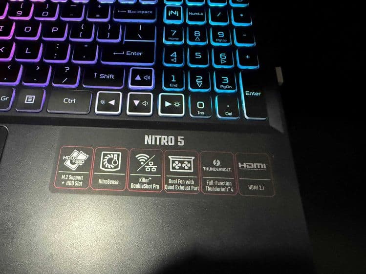 Acer Nitro 5 Gaming RTX4060(8gb) I7-12650H DDR5 16gb — 7