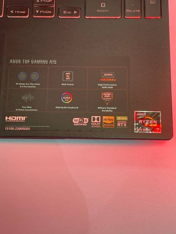 ASUS Tuf Gaming A15 гарантия 1-год — 4