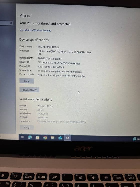 Acer Aspire Noutbook — 1