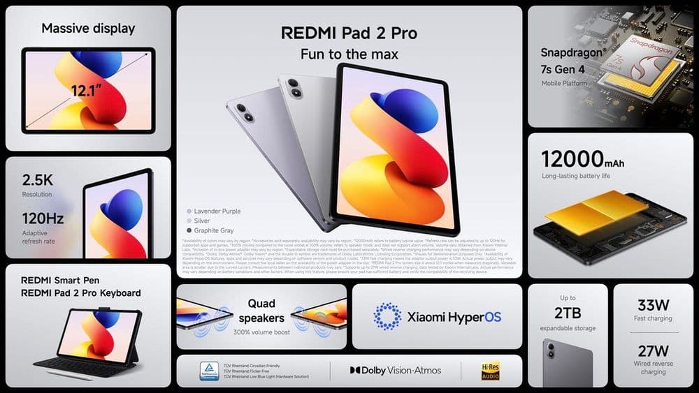 Xiaomi Redmi Pad 2 Pro  Global — 7