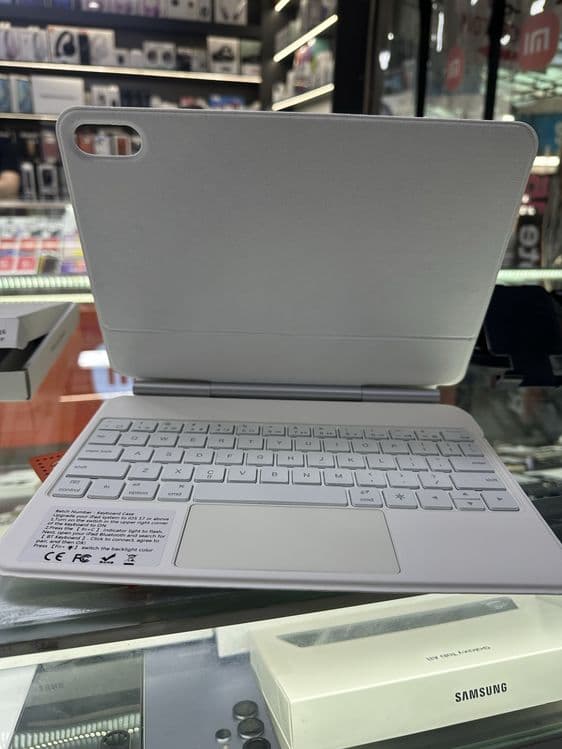 Apple Ipad 11 A16 keyboard pink Чехол клавиатура — 4