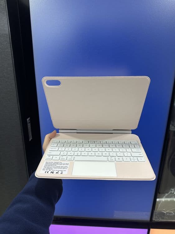 Apple Ipad 11 A16 keyboard pink Чехол клавиатура — 6