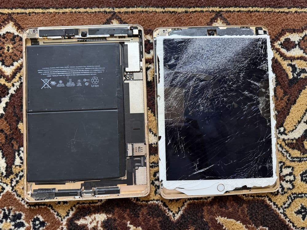 Ipad Air 2 zapchast ekran ketkan — 2