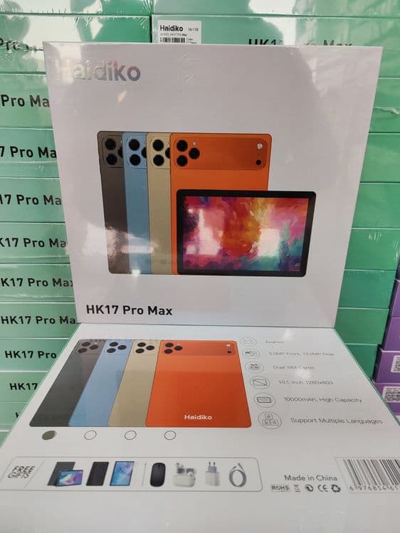 Haidiko  17 pro max , Komplektida Klaviatura mishka airpods pro 2 chix — 3