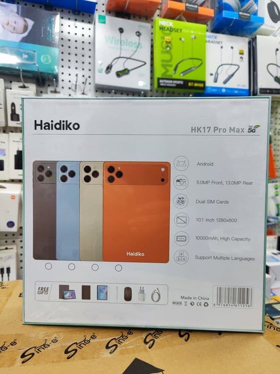 Haidiko  17 pro max , Komplektida Klaviatura mishka airpods pro 2 chix — 6