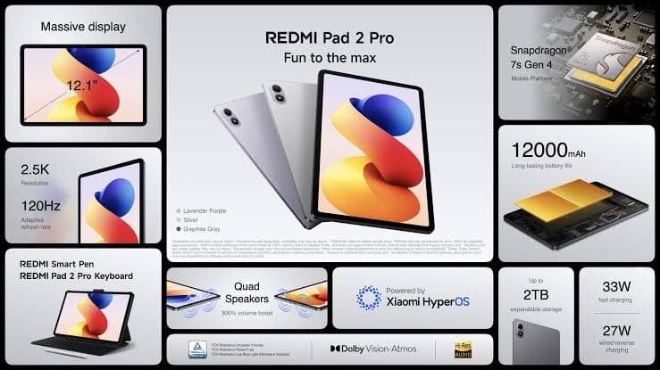 Новый Redmi Pad Pro 2 128/256ГБ New 2026 • Планшет • — 3