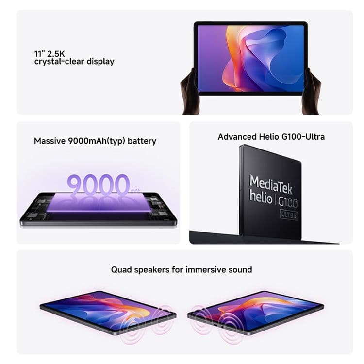 Новый Redmi Pad 2  8/256ГБ + Chexol  +Гарантия +Доставка — 3