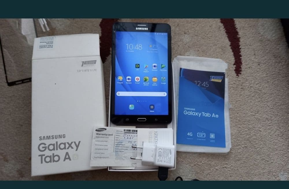 Samsung tab A6 чёрный — 1