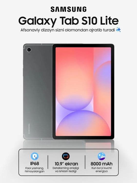Samsung Galaxy Tab S10 Lite New 2025 — 5