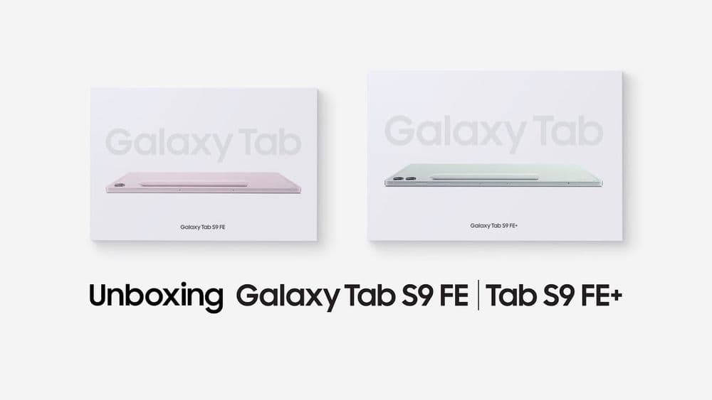 Samsung Galaxy Tab S9 FE vs S9 FE+ plus Wifi 5G — 2
