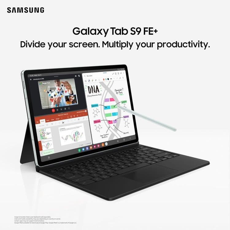 Samsung Galaxy Tab S9 FE vs S9 FE+ plus Wifi 5G — 5