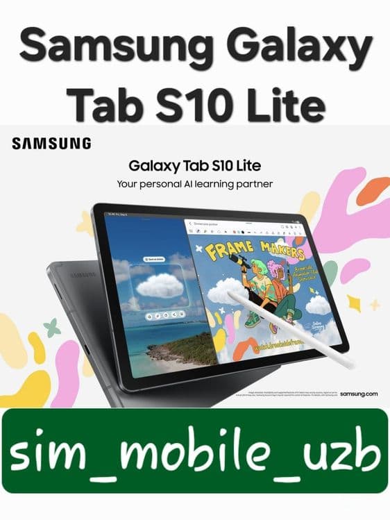 Samsung Galaxy Tab S10 Lite 5G New Super Skidka+Garantiya+Dastavka — 1