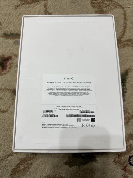 iPad Pro 11-inch (4th Generation) Wi-Fi +Sim 128GB LL/A — 3