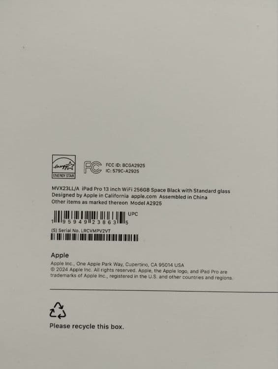 iPad Pro 13 M4 256gb Wi-fi — 2