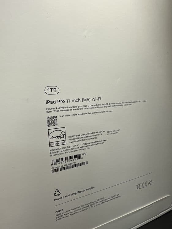 iPad Pro 11 M5 1TB WIFI 2025 — 2
